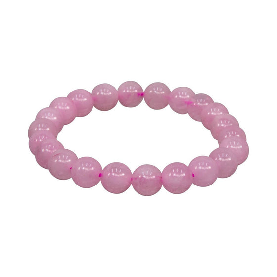Rose Quartz Gemstone Energy Bracelet - Salt Your Soul Gift Co