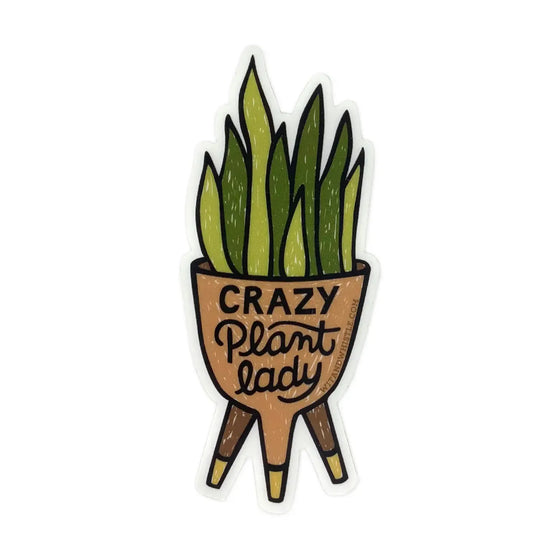 Crazy Plant Lady Sticker